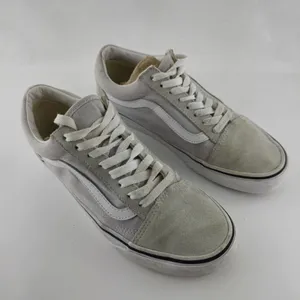 Vans Old Skool Shoes Mens 7.5 Womens 9 Gray/White Skateboard Sneakers‎ thumbnail 2