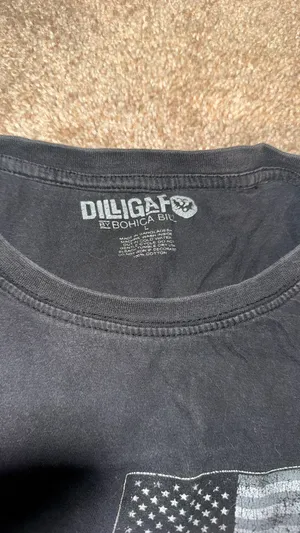 Dilligaf tee Black Size L thumbnail 4