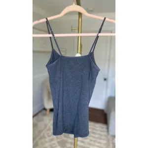American Eagle Outfitters Camisole Charcoal Gray Spaghetti Strap Cotton Stretchy thumbnail 3