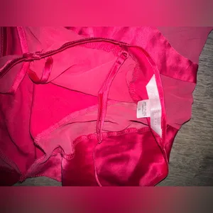 Victoria’s Secret RARE Sheer Pink Chemise Slip Dress L thumbnail 10