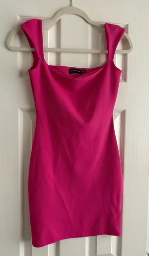 Pretty Little Thing Hot Pink Mini Dress thumbnail 1