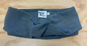 Princess Polly Ribbed Twist Front Tube Top Grey Bandeau US 6 Party‎ Minimalist thumbnail 1