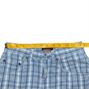 Vintage Y2K Faded Glory High Waisted Plaid Mom Shorts Cotton Womens 5/6 25 Waist thumbnail 6