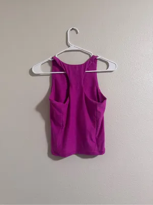 Victoria's Secret Magenta High-Neck Tank Top thumbnail 3
