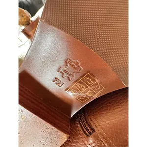 Tory Burch Kiernan 35MM Tumbled Leather Riding Boots Almond Size 7‎ thumbnail 4