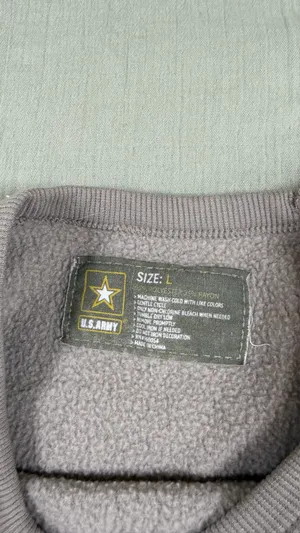 Army Sweatshirt Gray Size L thumbnail 2