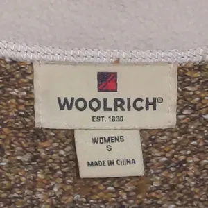 Woolrich Full Zip Cardigan with Leaf Embroidery in Fawn Heather - Size S - GUC thumbnail 9