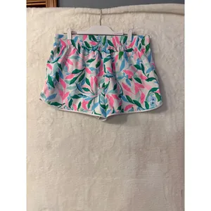 Lilly Pulitzer Luxletic Women XL Tropical Floral Athletic Active Shorts Pink thumbnail 8