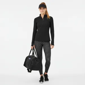 Patagonia Black Quarter Zip Capalene Base Layer Long Sleeve Shirt M thumbnail 6