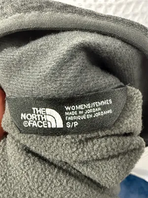 North face Women’s Gray/Black Zip up Fleece Jacket Size Small thumbnail 8