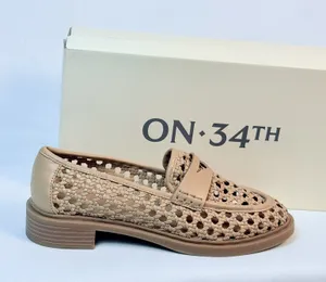On 34th Size-7M Women's Blaiya Tan Loafers Flats Shoes Woven‎ thumbnail 1