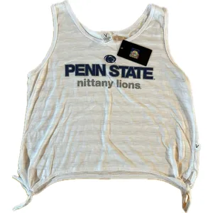 Venley Penn State Nittany Lions Unisex Tank Top‎ Cream Heathered S Sports Logo thumbnail 1