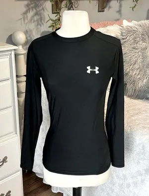 Under Armour Women's Black Long Sleeve Top thumbnail 1