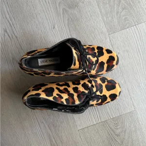 Steve Madden Leopard Print Wedge Heel Lace Up Ankle Boots thumbnail 13
