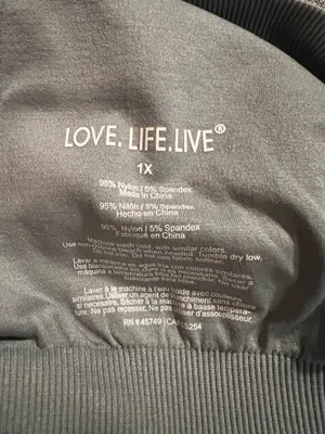 Love this life Womens 1X NWT Sports Bra with padding thumbnail 5