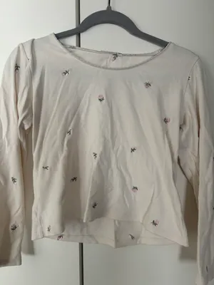 Long Sleeve Shirt With Mini Flowers Pink Size M thumbnail 3