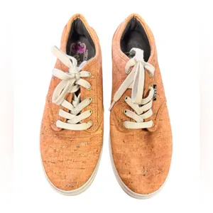 Vans UltraRange Cork Eco Vegan Sneakers Women’s Size 6.5 Sustainable Shoe in EUC thumbnail 3