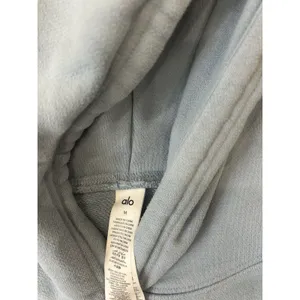 ALO Yoga Renown Heavy Weight Hoodie in Celestial Blue Small thumbnail 3