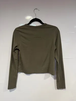 Lululemon long‎ sleeve classic cotton blend shirt thumbnail 3