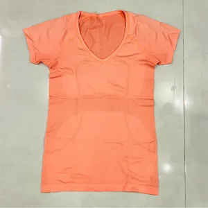 Lululemon Run: Swiftly Tech V Neck Heathered Very Light Flare thumbnail 4