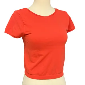 Free People Vibrant Orange Crop Top thumbnail 3