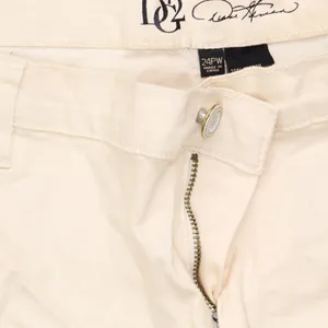 DG2 Print Hem Skinny Plus Size Petite Jeans Cream Off White 24WP thumbnail 5