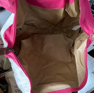 Longchamp Large Le Pliage Pink Weekender Bag thumbnail 2