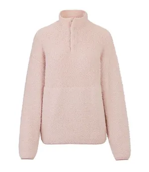 skims cozy knit fuzzy comfy light pink pullover sweater thumbnail 1