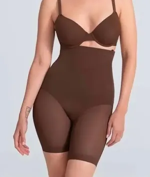Honeylove NWT The Super‎ Power Sculptwear Shapewear Short in Brown Size 1X thumbnail 1