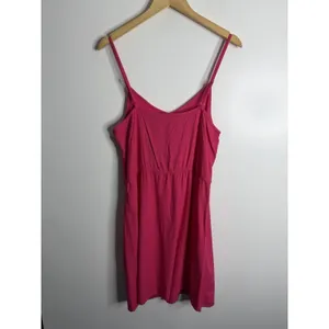 Vero Moda My Milo Linen Blend Singlet Short Casual Sundress Dress‎ Pink Large thumbnail 3