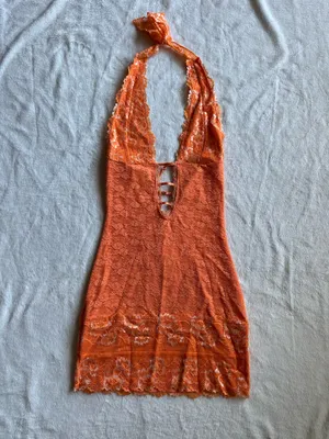 Generation Outcast Clothing INDIA MINI DRESS TANGERINE thumbnail 4
