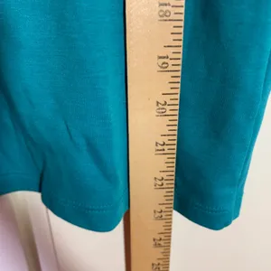 LL Bean Womens Small Teal Blue 100% Supima Cotton Sleeveless Scoop Neck Tank Top thumbnail 6
