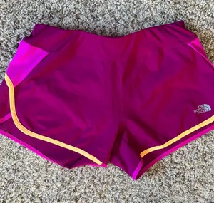 The North Face Magenta Running Shorts thumbnail 1