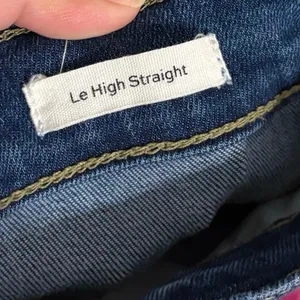 Frame Le High Straight Leg Raw Hem Jeans Size 28 thumbnail 5