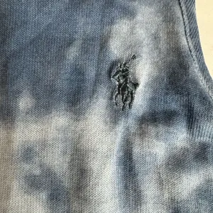 NWOT Polo Ralph Lauren Women's S Blue Tie Dye‎ Sleeveless Lightweight 3" Romper thumbnail 5