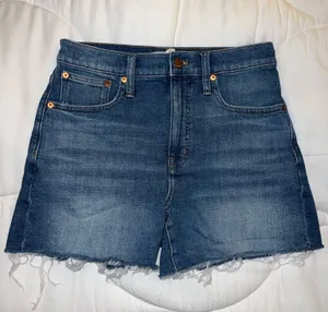 Madewell High Rise Denim Mid Length Jean Shorts thumbnail 1