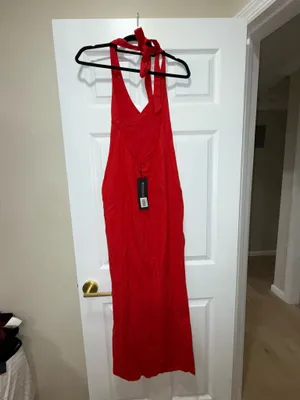 White Fox Boutique Maxi Red Dress thumbnail 6