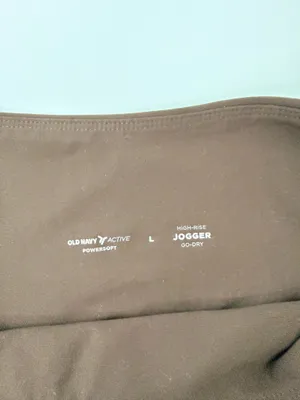 Old Navy Active Powersoft Go Dry Joggers Brown High Rise Pocket thumbnail 10