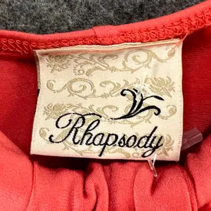 Rhapsody Y2K‎ Strapless Bow Front Mini Dress M Coral Pink Sleeveless Coquette thumbnail 11