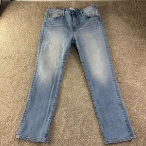 Driftwood Audrey Jeans Women 31 Light Wash Blue Slim Straight Denim Casual Faded thumbnail 11