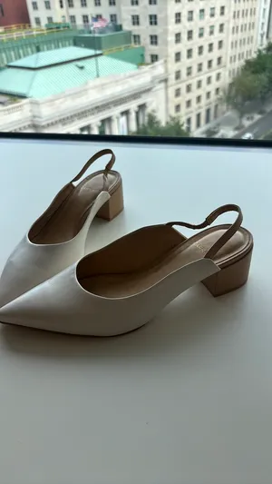Carrano White Low Heels  thumbnail 4