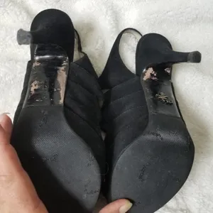 Prada 3 strap slingback heels thumbnail 6