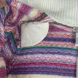 Heirloom collectibles size large fair isle multicolor full zip sweater nordic thumbnail 10