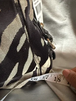 Anne Klein Black and Cream Zebra-Print Tote NWT thumbnail 11