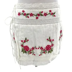 For love and‎ lemons Jolene Embroidered Mini Skirt in White sz M thumbnail 11