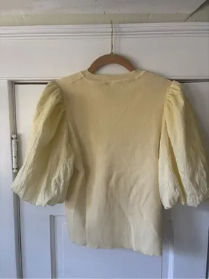 Lucy Paris puff sleeve top thumbnail 2