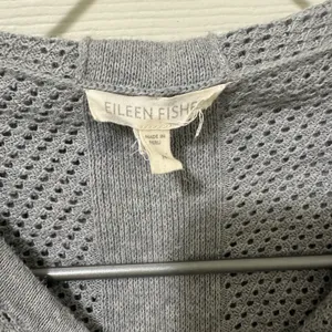 EILEEN FISHER Light Gray Jacket with hood. thumbnail 4