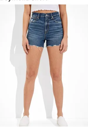 American Eagle Denim Highest Waist '90s Boyfriend Shorts (0) thumbnail 2