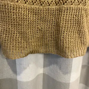 Ralph Lauren Beige Knit Scoop Neck Sweater thumbnail 2