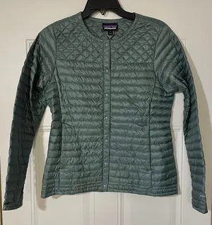 Patagonia Coastal Valley Down Collarless Goose Down Jacket Women Small Warm thumbnail 1